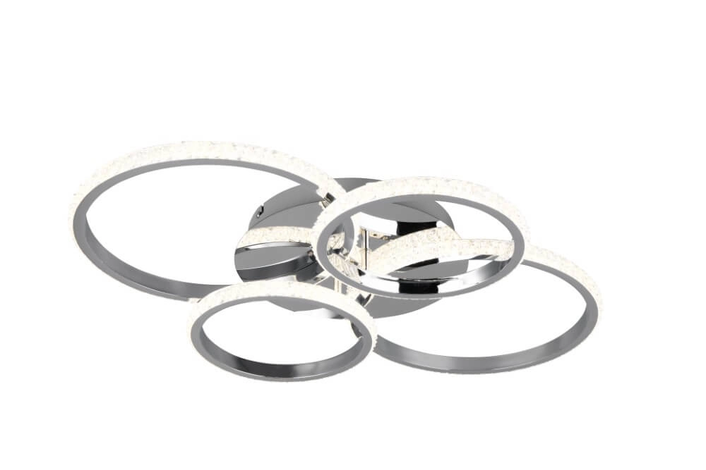 Plafonnier design Cires chrome