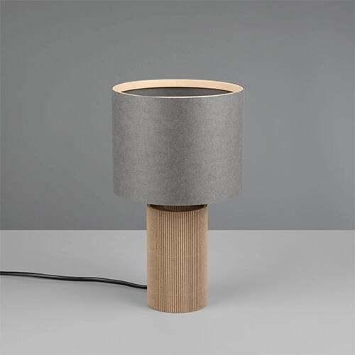 Lampe de table en bambou Canio Ø 16 cm Trio 4017807617221