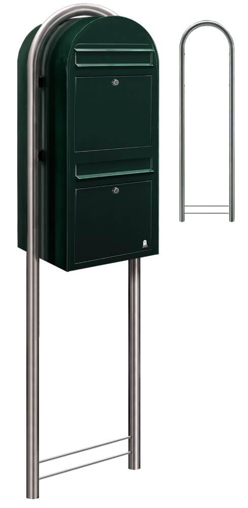 Boites aux lettres Duo 6064 Vert noir Bobi 6417237014283