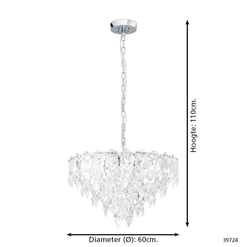 Lustre en cristal - Ø 60cm Carvario Stars of Light 9002759397241