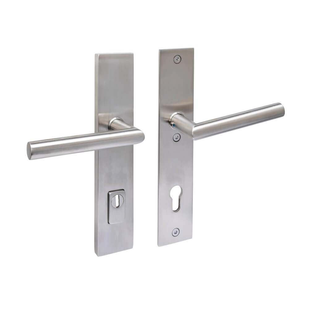 Quincaillerie de porte dérobée Aurano PC 92mm acier inoxydable