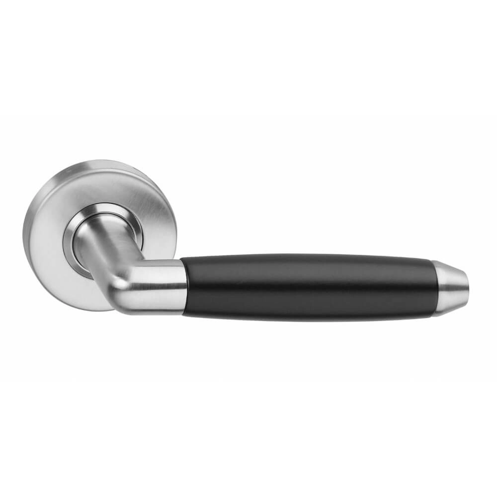 Poignée de porte moderne Combi Acier inoxydable à ressorts