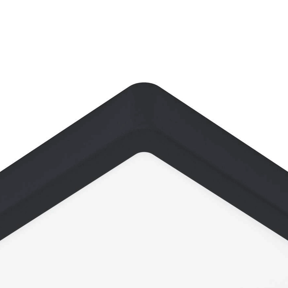 Plafonnier noir Fueva 5 28,5 sur 28,5 cm Eglo 9008606244881