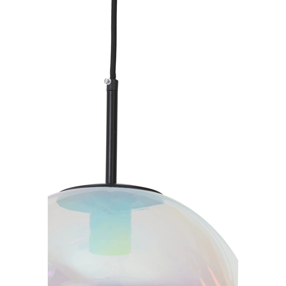 Ø Lampe pendante de 30 cm Medina Verre arc-en-ciel Light & Living 8717807665791