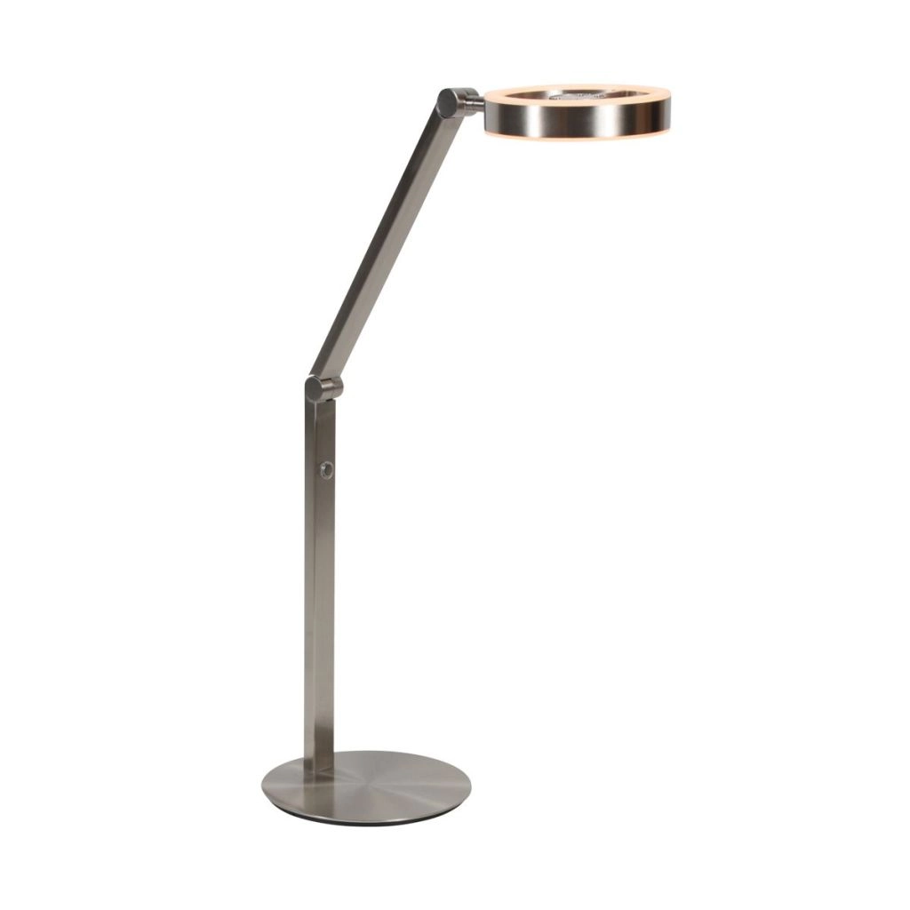 Lampe de table de conception Ringlux Métal brossé