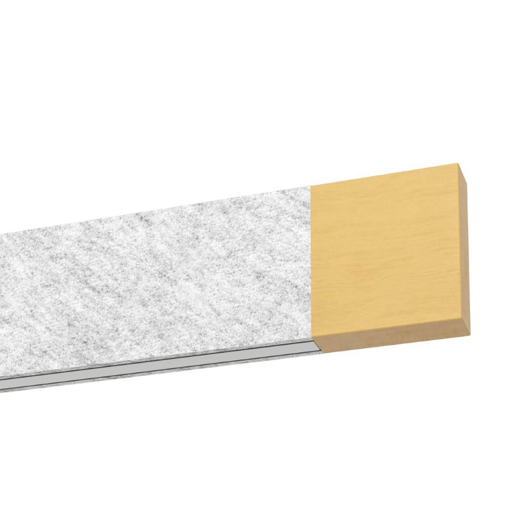 Lampe suspendue Vallelado gris avec du bois Stars of Light 9008606295166