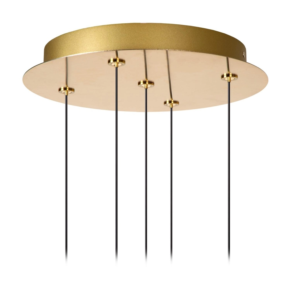 Lampe pendante de conception Kligande Rond or 5 lumières Lucide 5411212134622