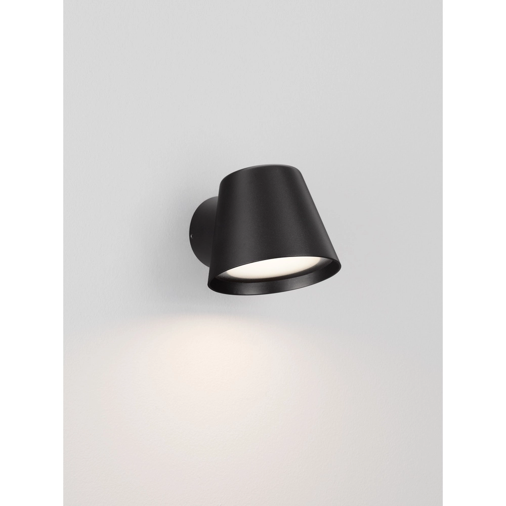 Lampe murale de conception Bell Noir
