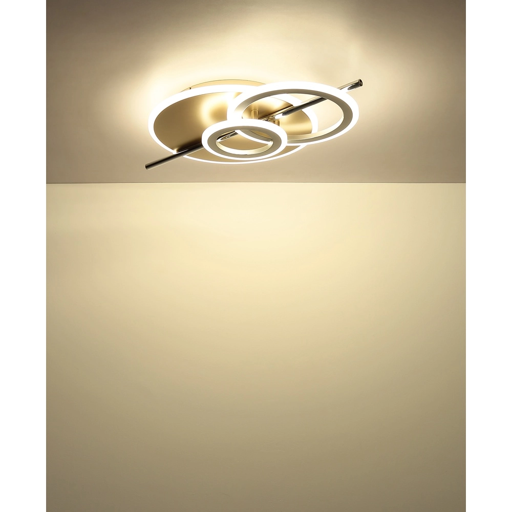 Lampe de plafond à design Norris Champagne Globo 9007371531820
