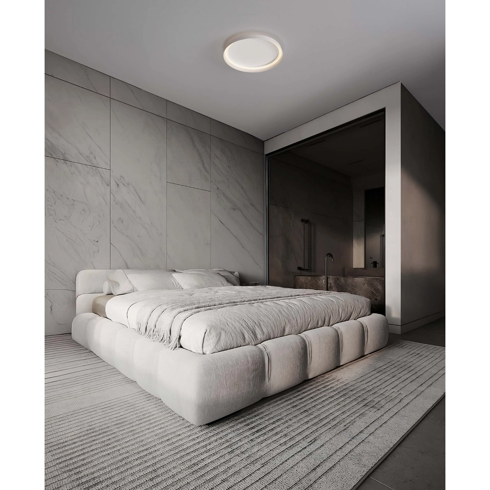 Plafonnier design Ormi Ø 45cm blanc Lyora 5212017463081