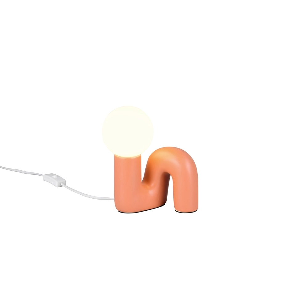 Lampe de table Quinn Abricot Trio 4017807682267