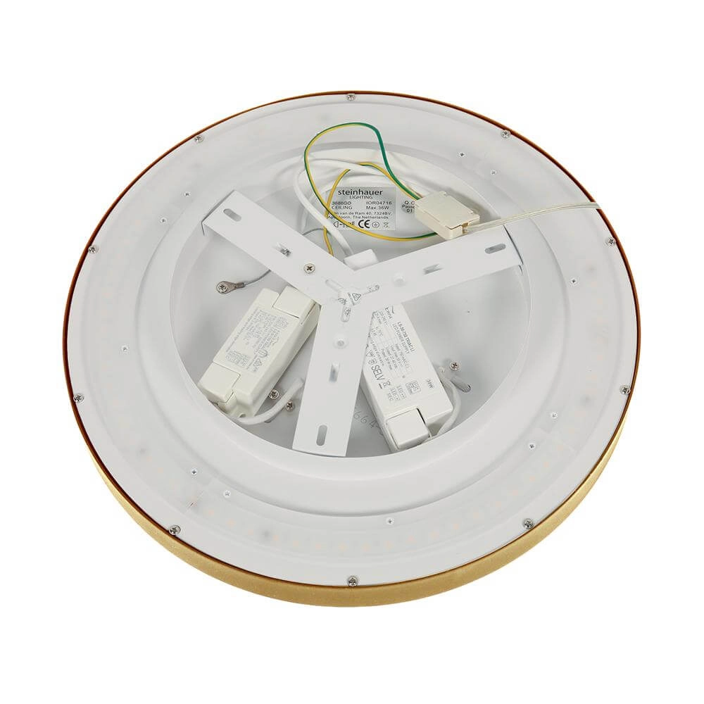 Plafonnier élégant Flady or Ø 50cm Steinhauer 8712746171853