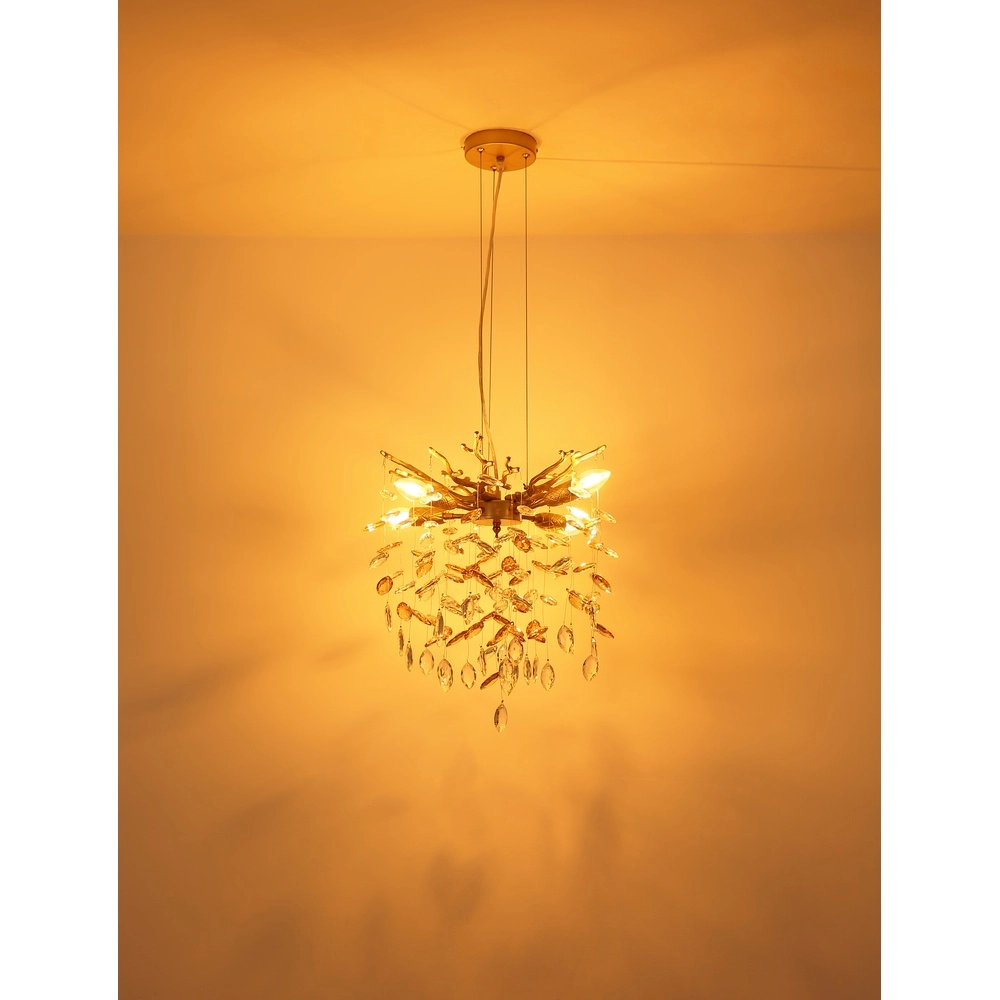 Lampe suspendue Queena or Ø 40cm Globo 9007371525676