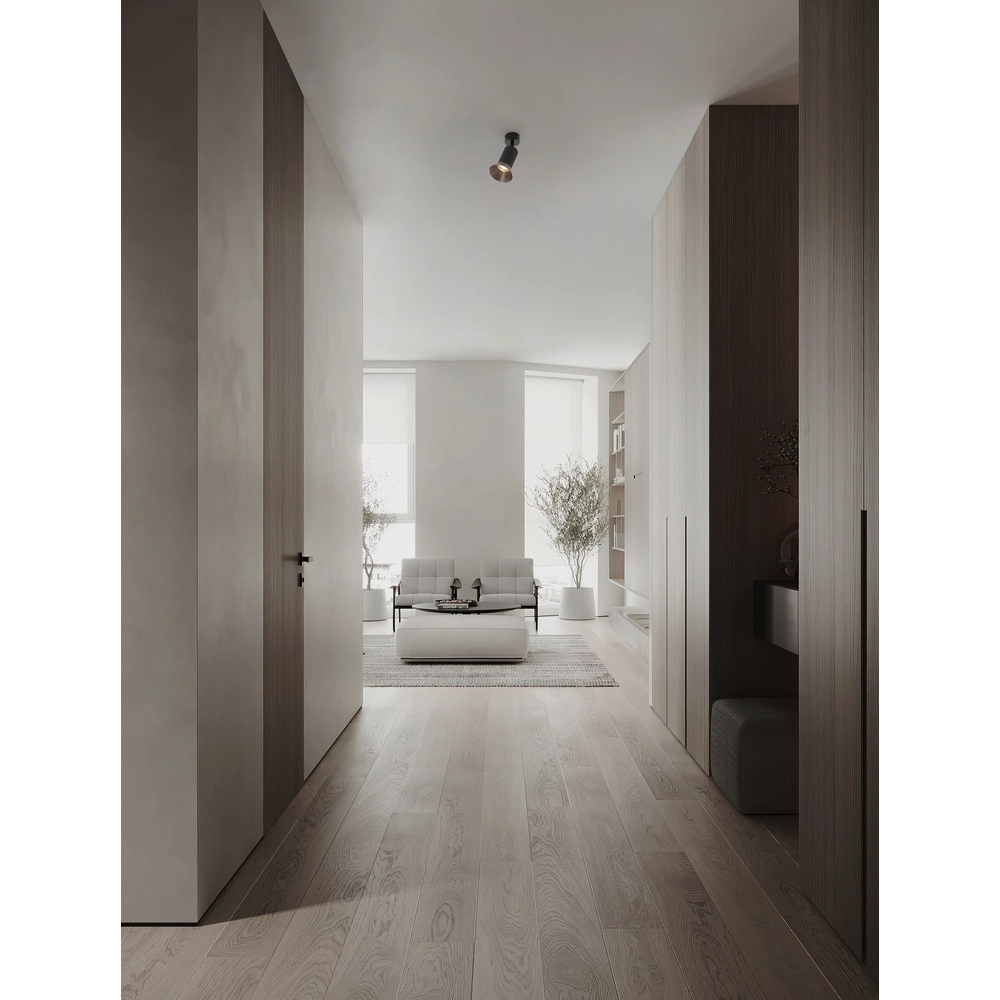 Spot de plafond Luvia Orientable noir avec bronze Lyora 5212017475527