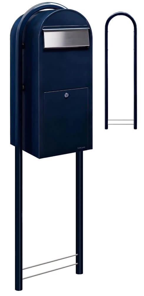 Boites aux lettres Jumbo 5004 i Noir-bleu Bobi 6417237026316