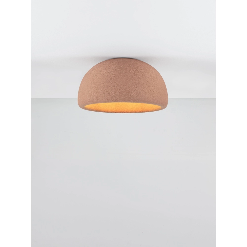Lampe de plafond moderne Davo terre cuite Ø 43cm Lyora 5212017495709