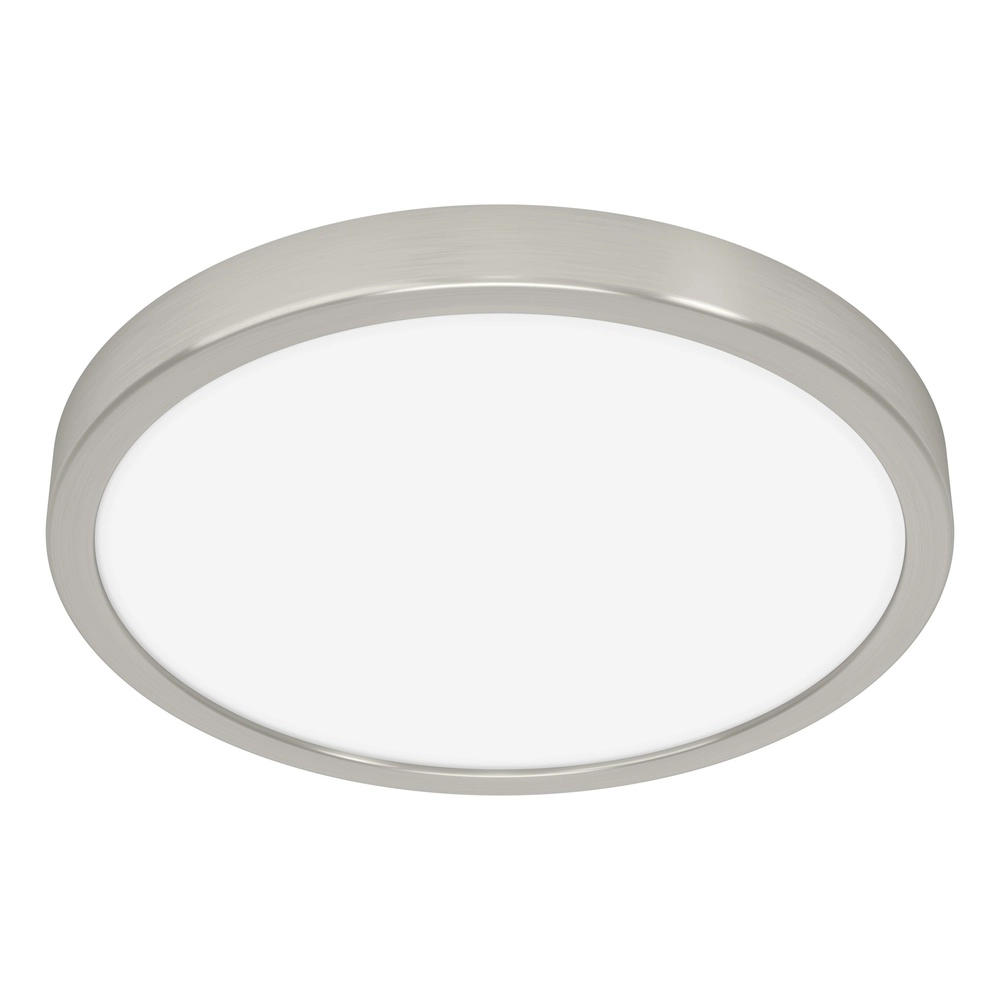 Lumière de plafond IP44 Fueva 6-Z rond - acier inoxydable - Ø 27,8 cm