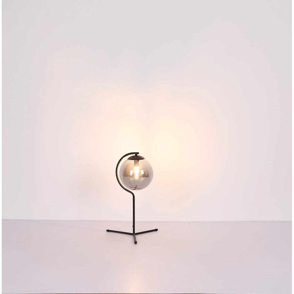 Lampadaire moderne Porry Noir à 4 lumières Globo 9007371431861