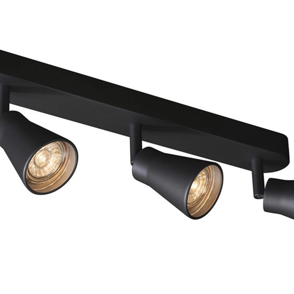 Spot de plafond Avo 4 lumières noir SLV 4024163191876