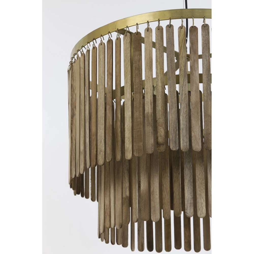 Lampe pendante de campagne Gularo Ø 60cm Light & Living 8717807610951