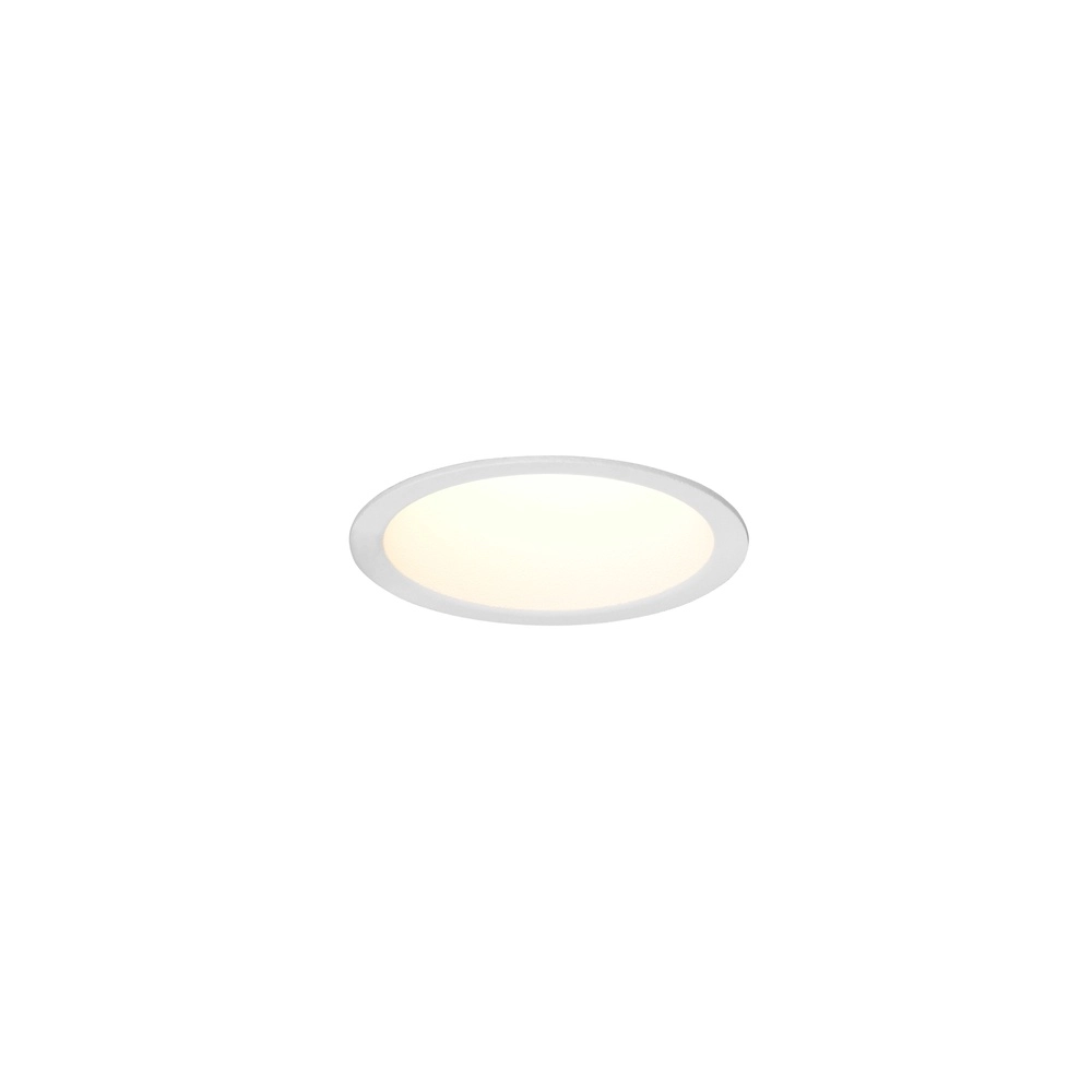 Projecteur encastré élégant Meratus design blanc IP44