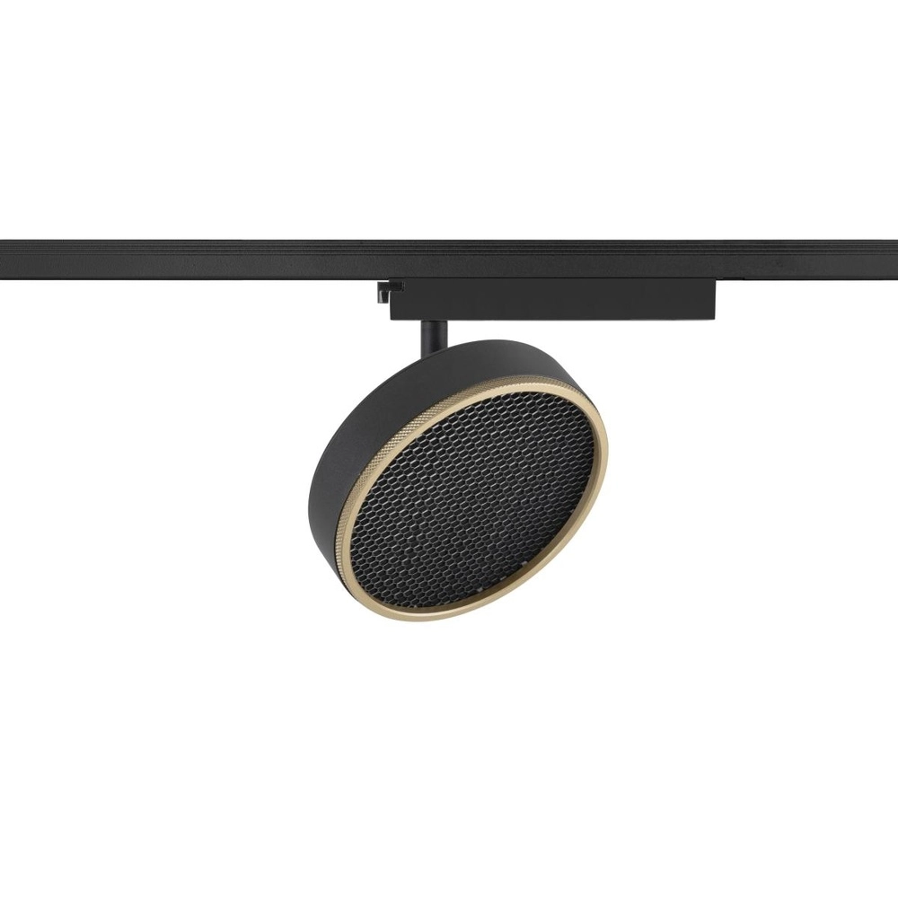 Spot ferroviaire Grip! Flat 1 phase noire SLV 4024163305235