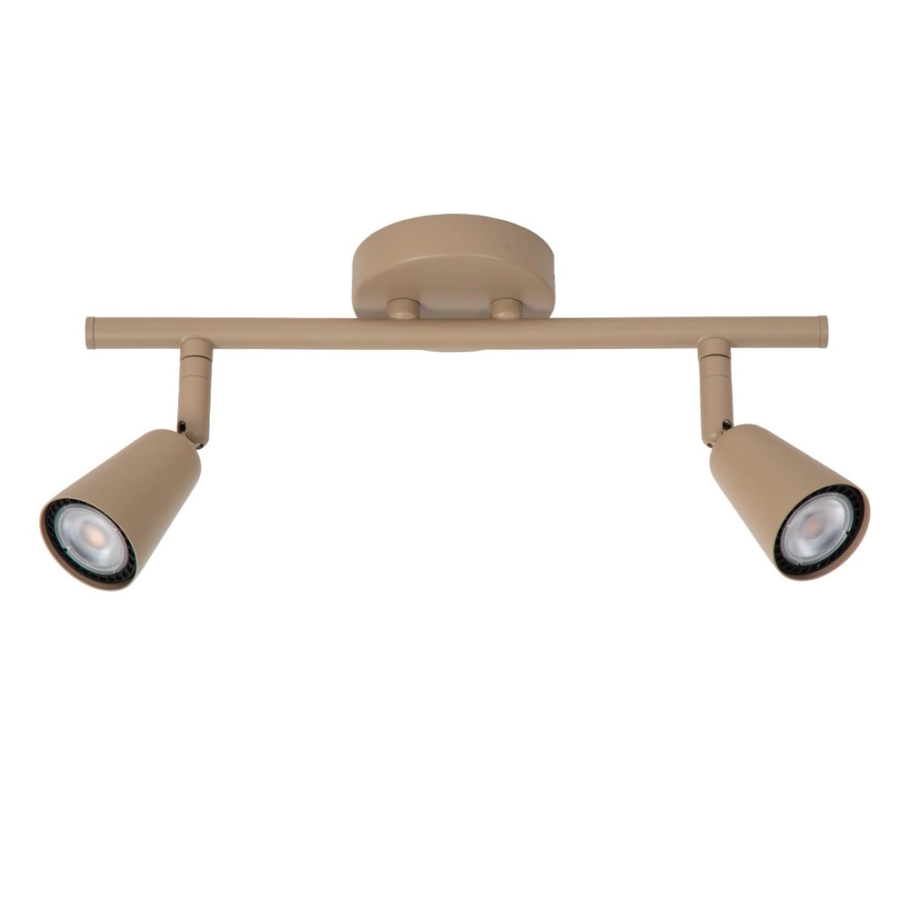 Projecteur de plafond Tiana Taupe 2 clairs