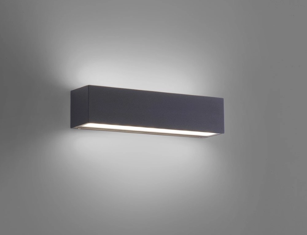 Spot mural allongé Robert 25 cm anthracite Paul Neuhaus 4012248313220