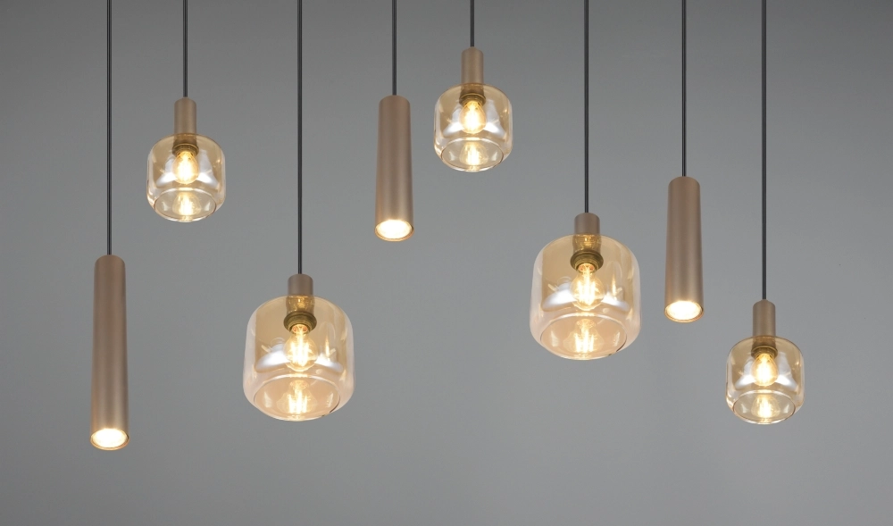 Lampe pendante de conception Mataro 8 lumières (3x GU10) Trio 4017807707724