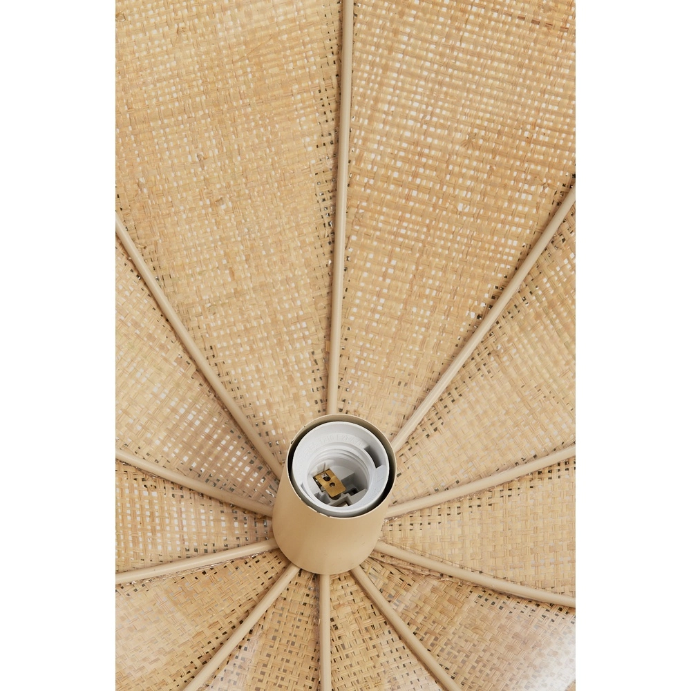 Ø Lampe pendante de 35 cm Sulina Raphia avec verdure Light & Living 8717807762377