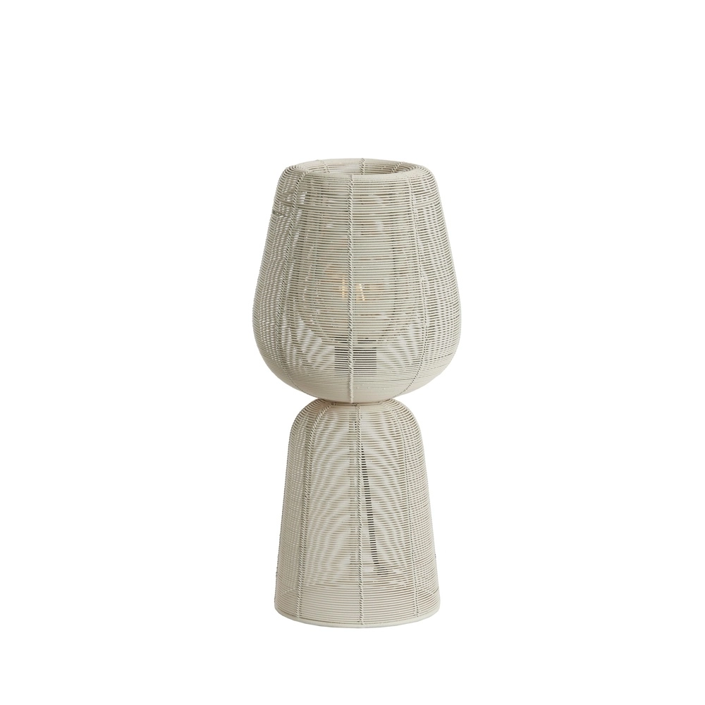 Lampe de table Aboso blanc Ø 18cm Light & Living 8717807701529
