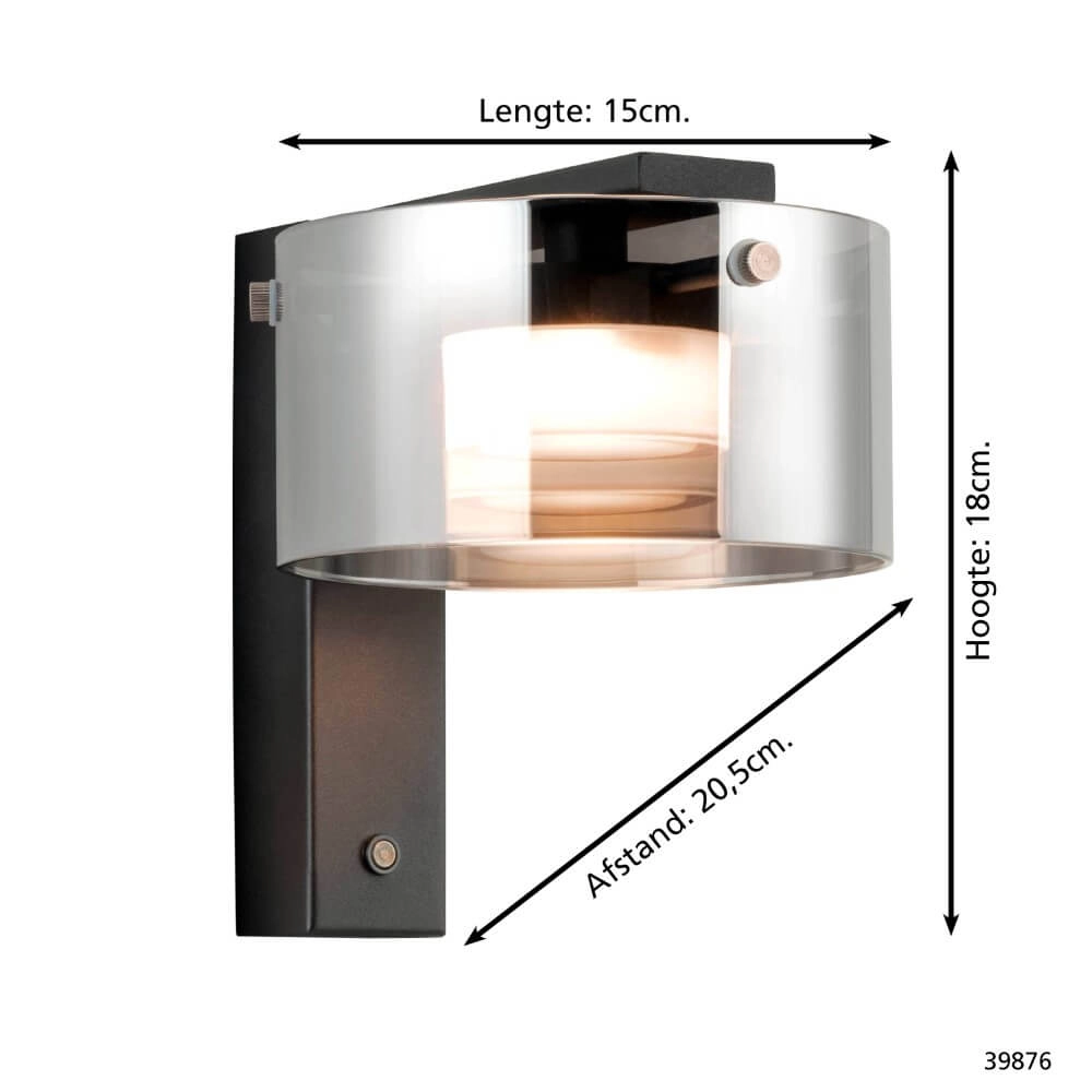 Applique avec verre fumé Copillos Stars of Light 9002759398767