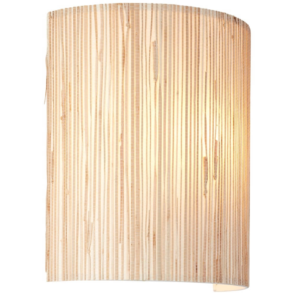Plafonnier Wimea jonc de mer de 26 cm