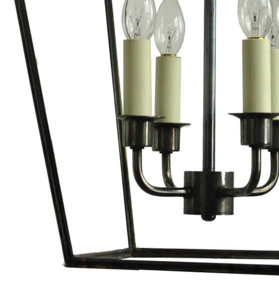 Lampe suspendue rurale Knightbridge 4 lumières 63cm - or poli (pbul) Limehouse