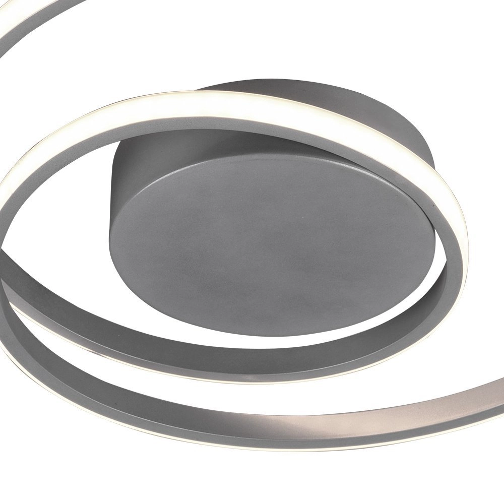 Plafonnier moderne Zibal Ø 39 cm Trio 4017807442144