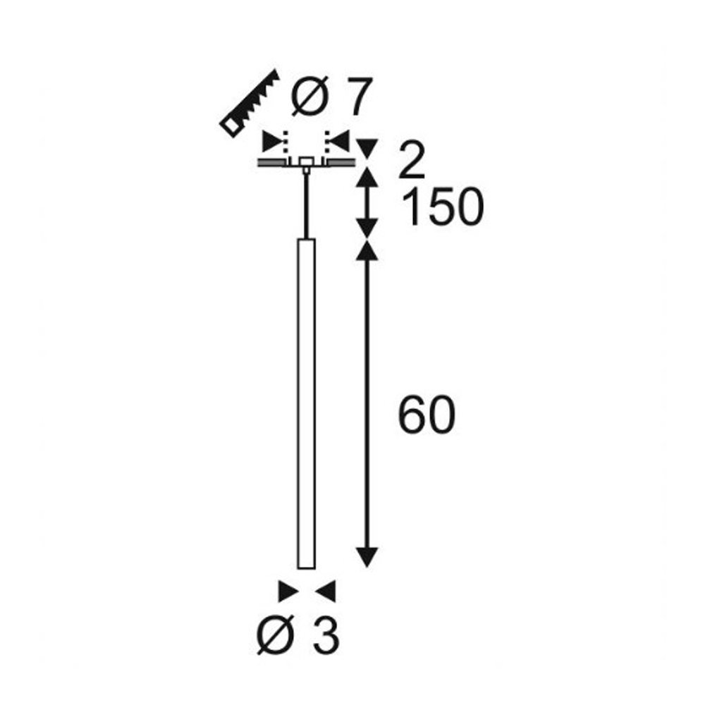 Lampe à suspension LED Helia Pendule SLV 4024163172790