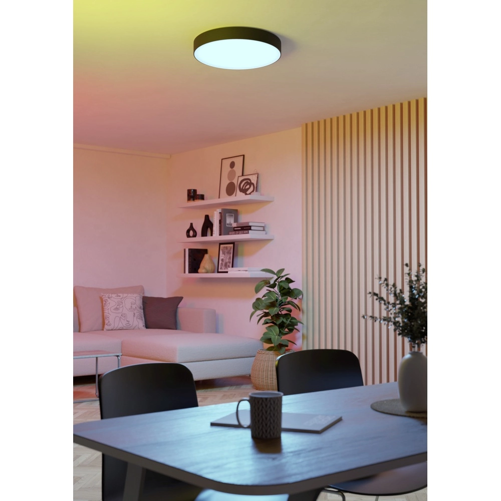 Plafonnier design Gallizzi-Z smart noir Ø 39cm Eglo 9008606358168