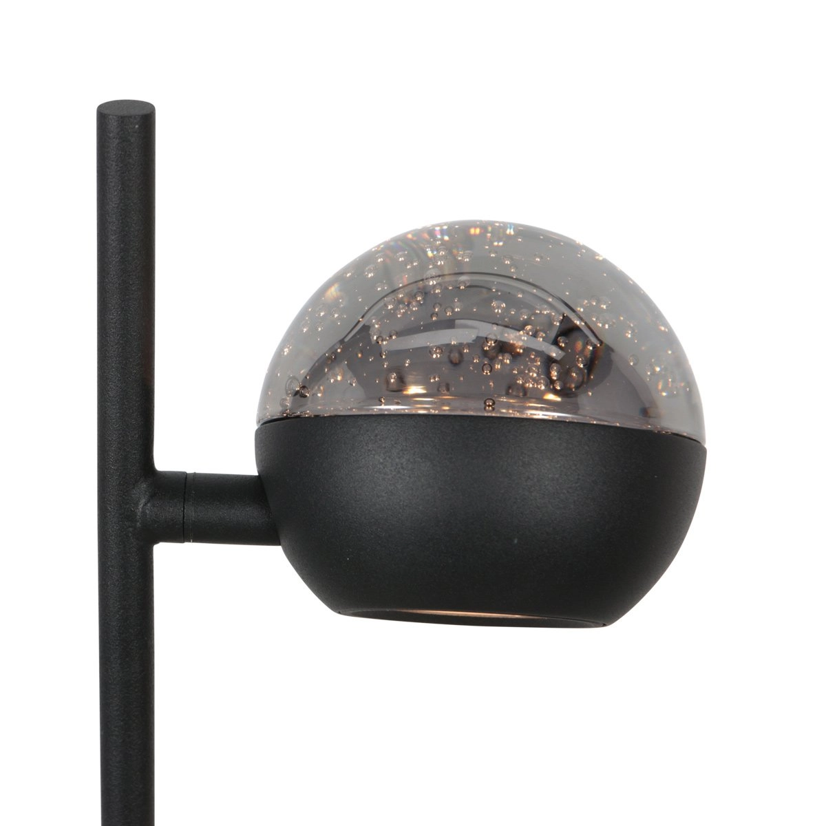 Lampe de bureau à LED Belluno noir avec verre - ajustable Steinhauer 8712746183962