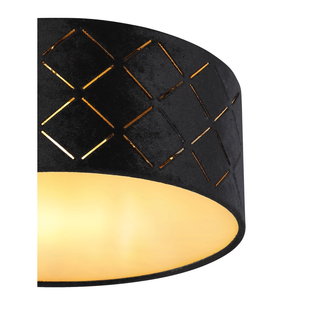 Lampe de plafond Sunna Ø 26cm noir Globo 9007371411177