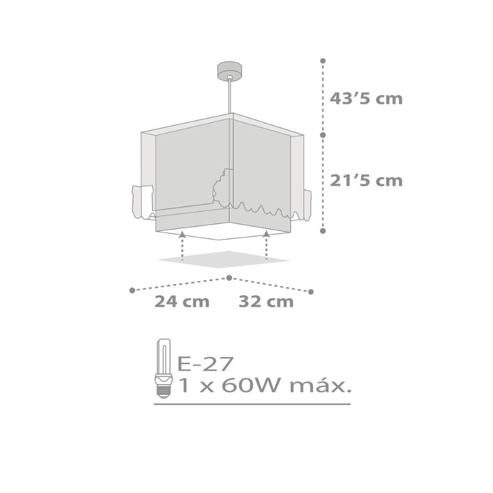 Lampe suspendue The Night Tain Dalber 8420406635323