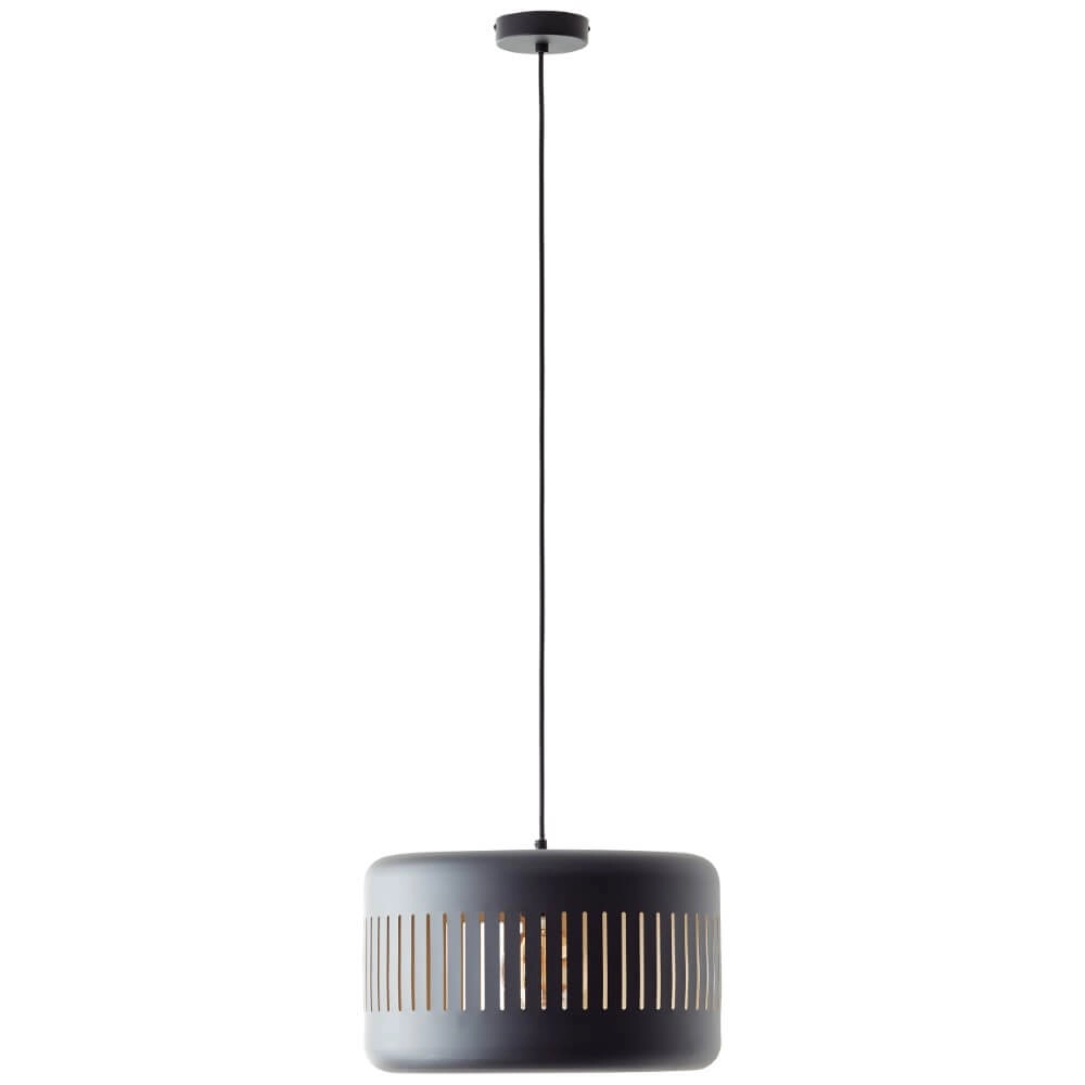 Lampe suspendue noire Tyas Ø 38 cm Brilliant 4004353411465