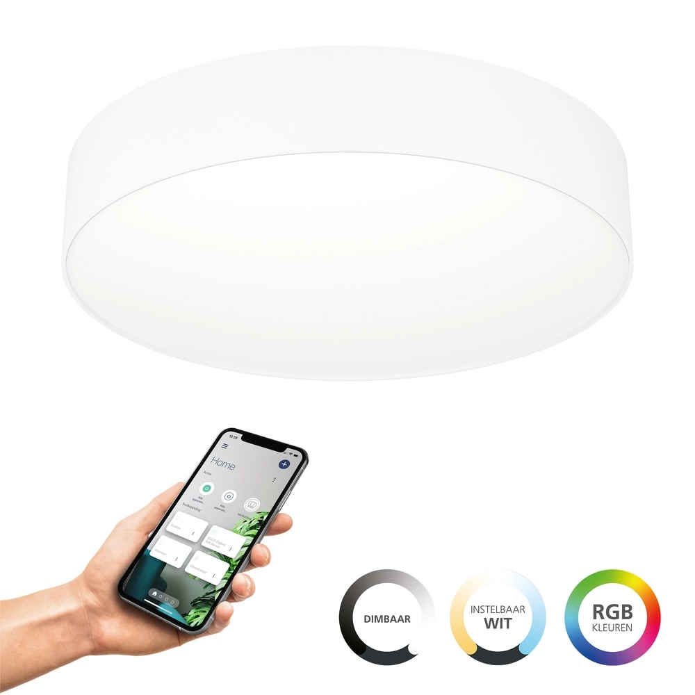 Plafonnier design Gallizzi-Z smart blanc Ø 39cm Plafonnier design Gallizzi-Z smart blanc Ø 39cm