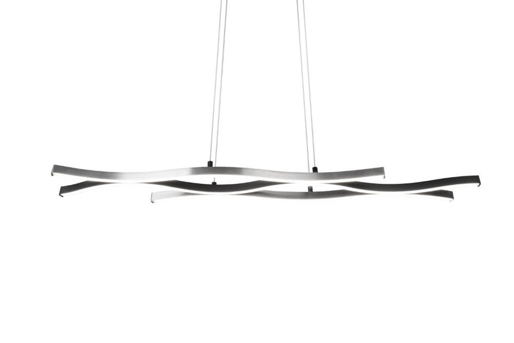 Lampe suspendue Blaze noir avec du métal Trio 4017807540161