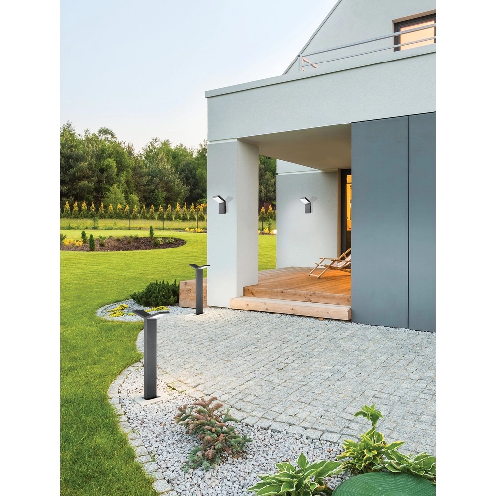 Lampe de jardin Park Anthracite double Lyora 5212017409218