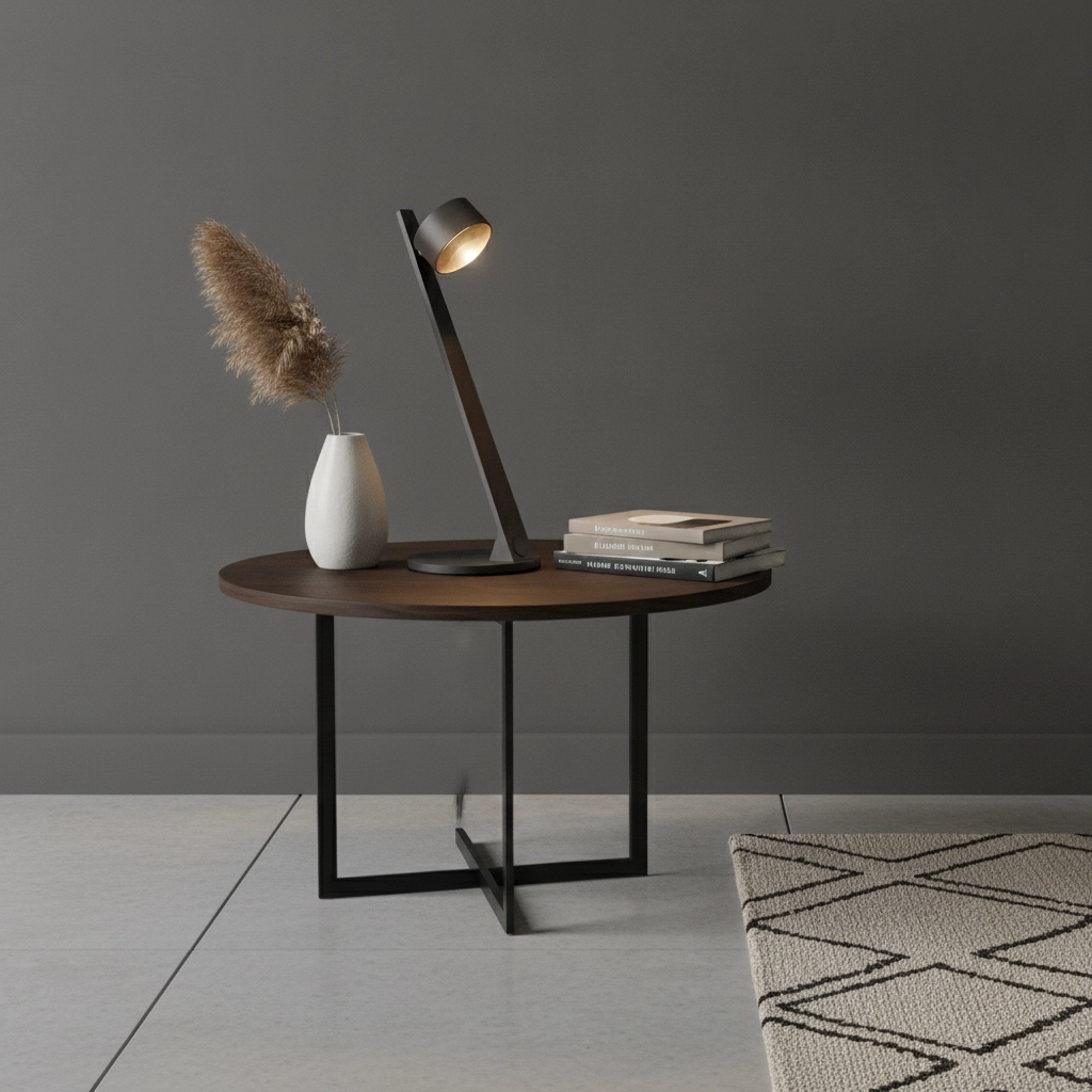 Lampe de table moderne Omega noir