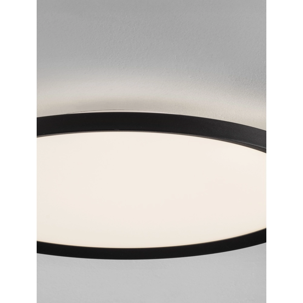 Plafonnier Aoton noir Ø 40cm Lyora 5212017448705