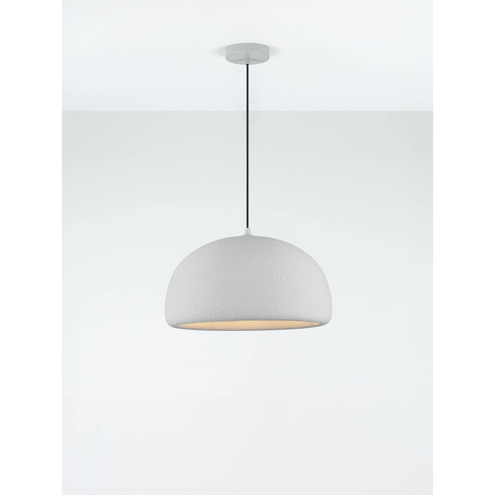 Lampe pendante moderne Davo gris Ø 43cm Lyora 5212017495662