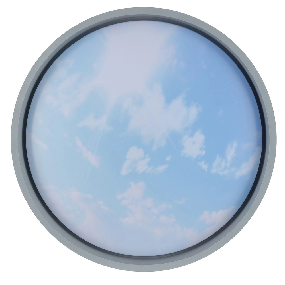 Éclairage de plafond Sky-Dream blanc avec gris Ø 39cm Brilliant 4004353473982