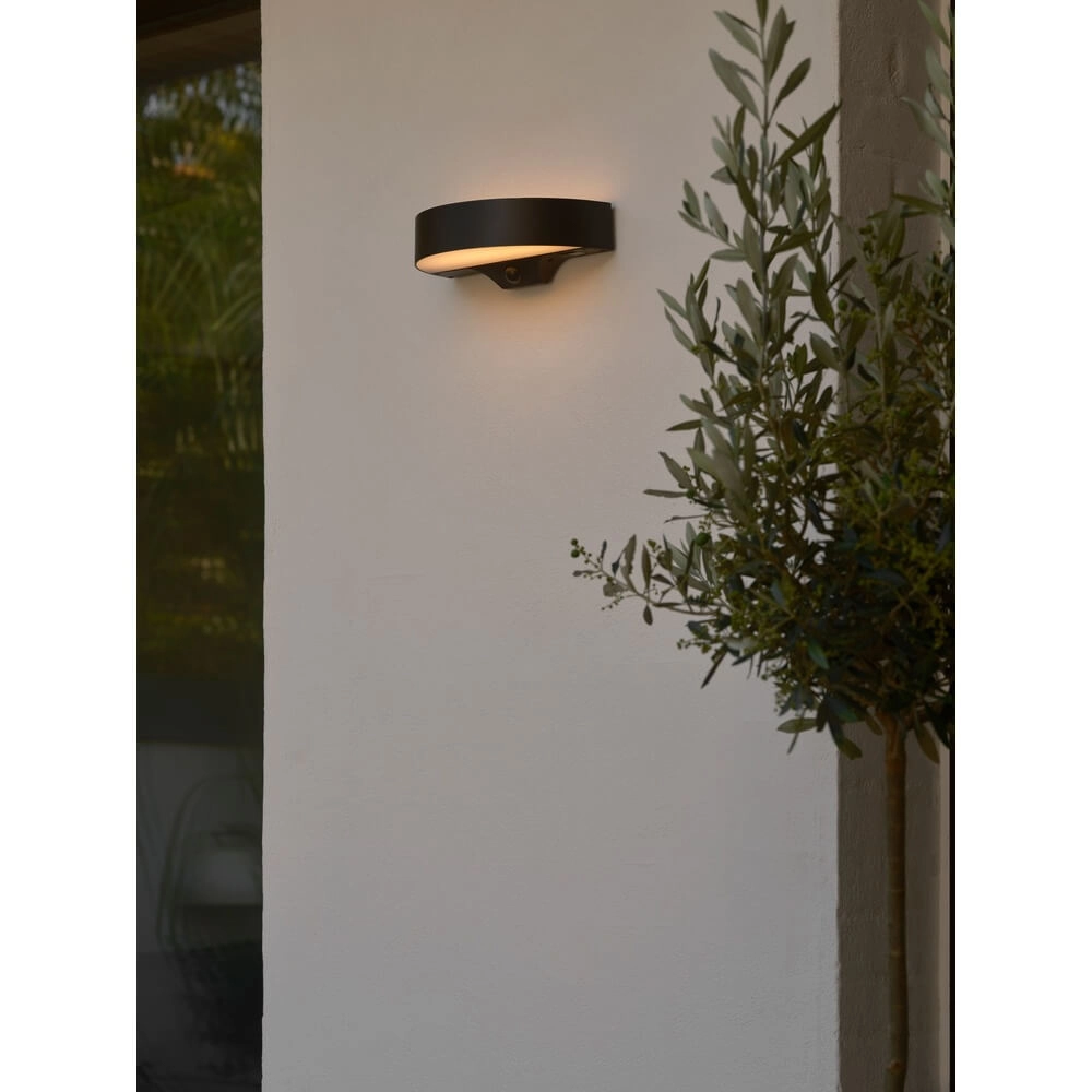 Applique solaire Monay rond noir Nordlux 5704924023545