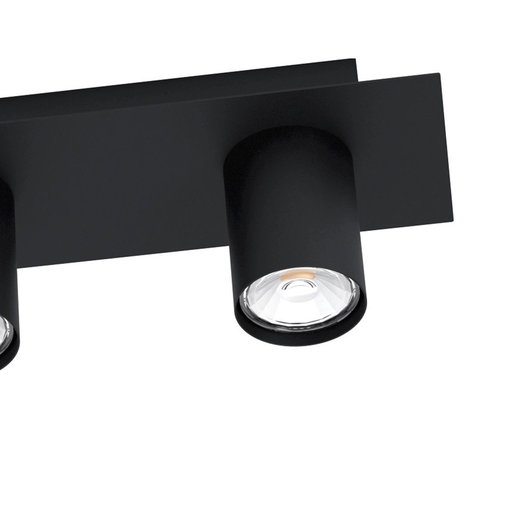 Spot en saillie Valcasotto noir Eglo 9002759995157